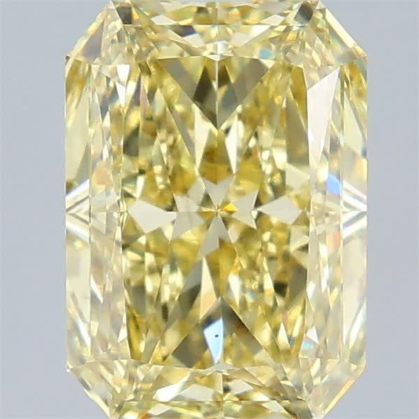 3.07 Ct. Fancy Intense Yellow Radiant Lab Grown Diamond