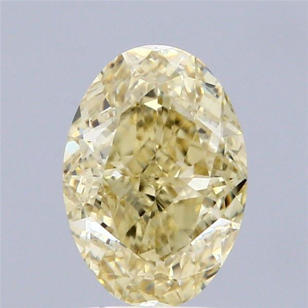 2.15 Ct. Fancy Intense Yellow Oval Lab Grown Diamond