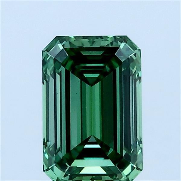 1.03 Ct. Fancy Vivid Green Emerald Lab Grown Diamond