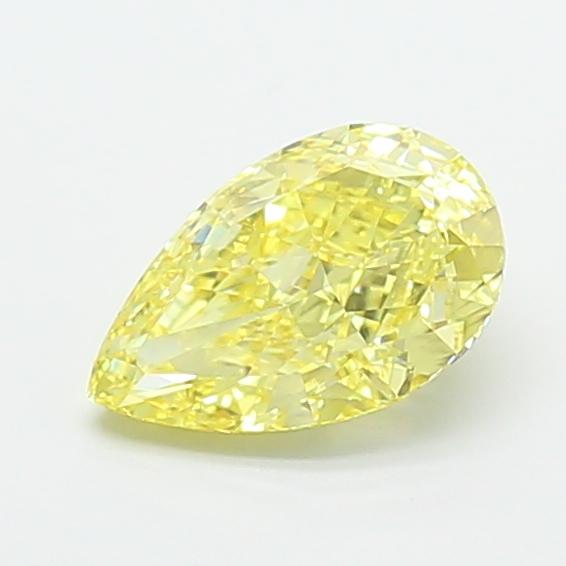 1.51 Ct. Fancy Yellow Pear Lab Grown Diamond