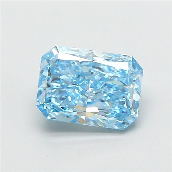 1.20 Ct. Fancy Vivid Blue Radiant Lab Grown Diamond