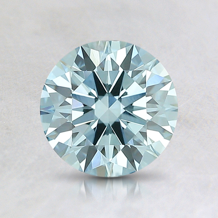 1.11 Ct. Fancy Blue Round Lab Created Diamond