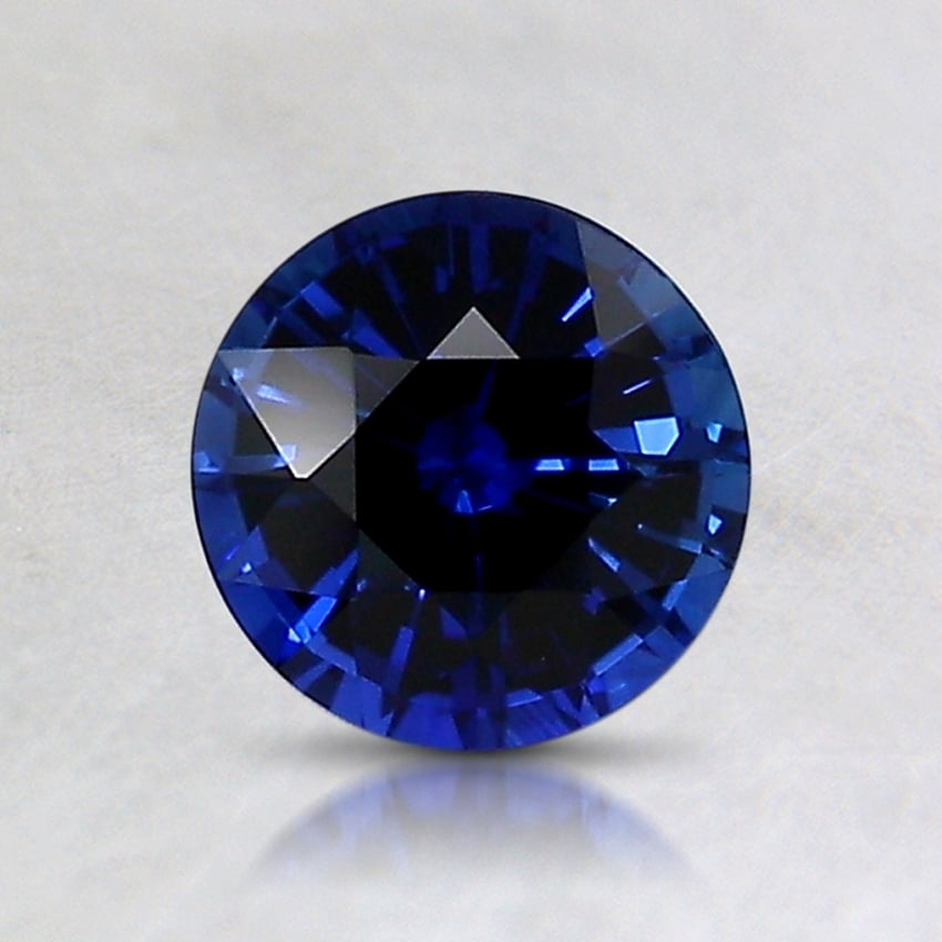 6.1x6mm Blue Round Sapphire