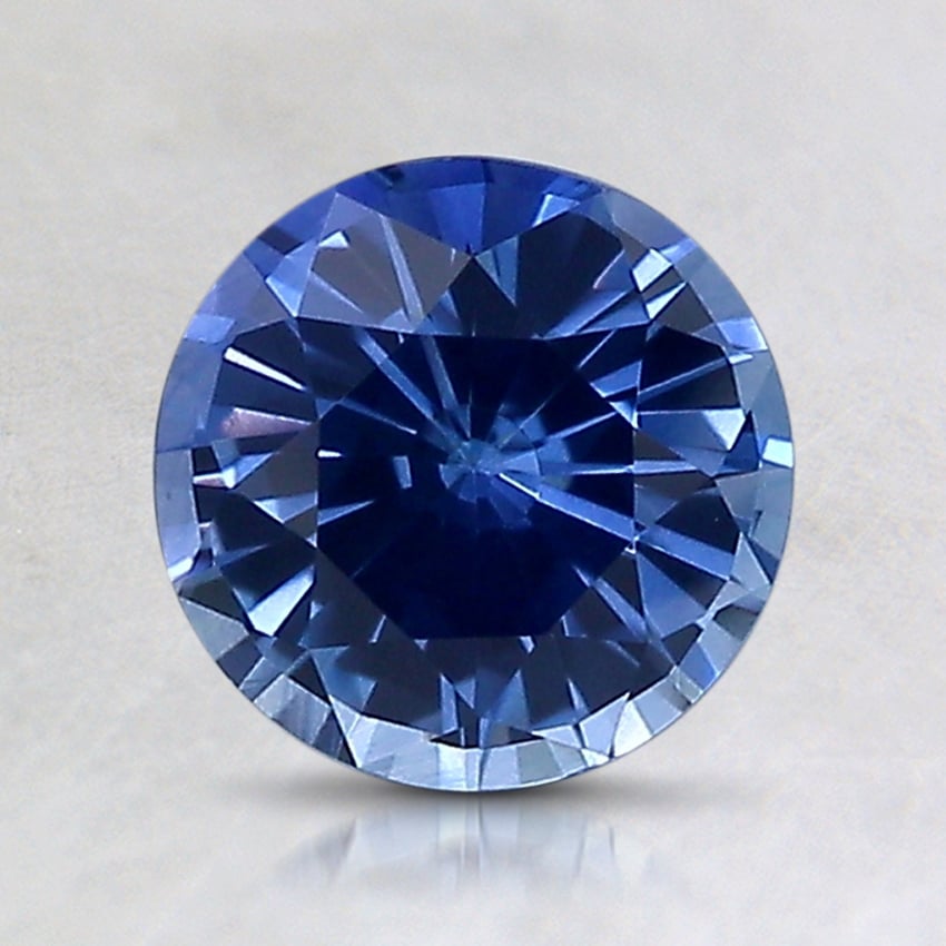 6.9x6.8mm Blue Round Sapphire