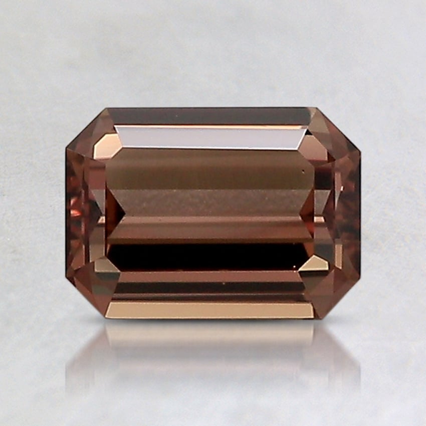 7.1x5.1mm Unheated Peach Emerald Sapphire