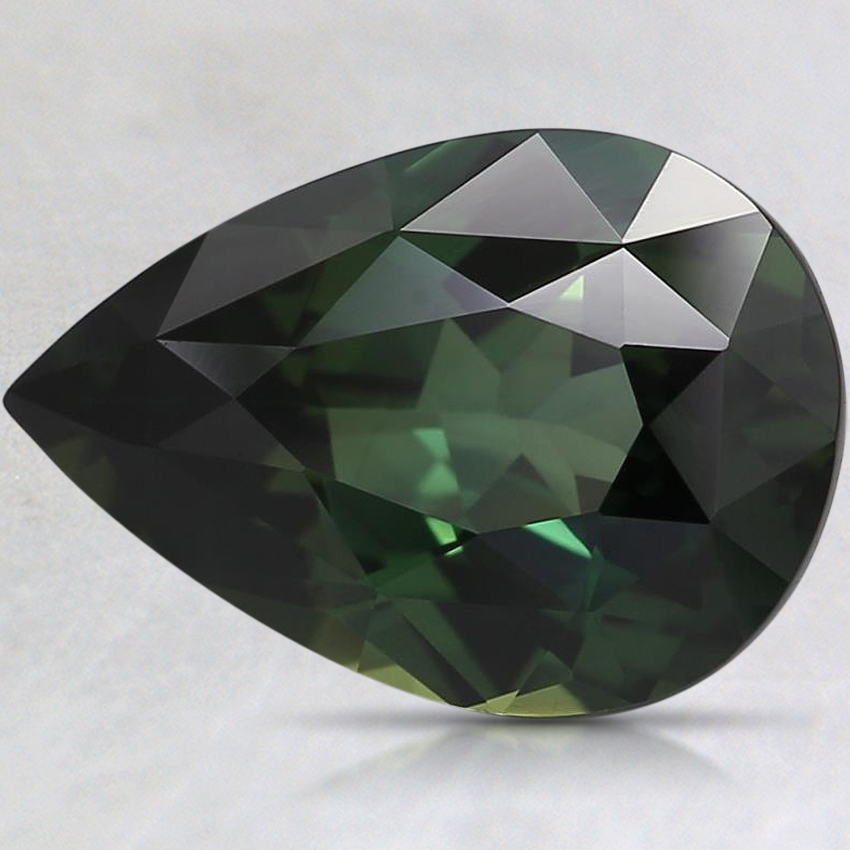 11.6x8.1mm Premium Teal Pear Sapphire