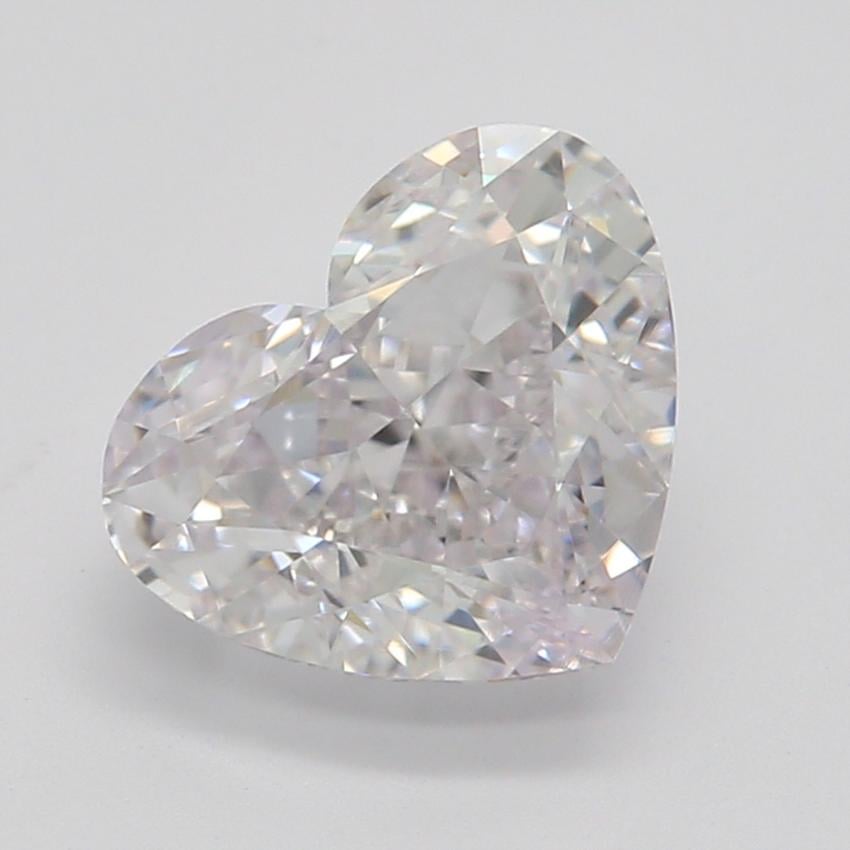 1.12 Ct. Faint Pink Heart Diamond