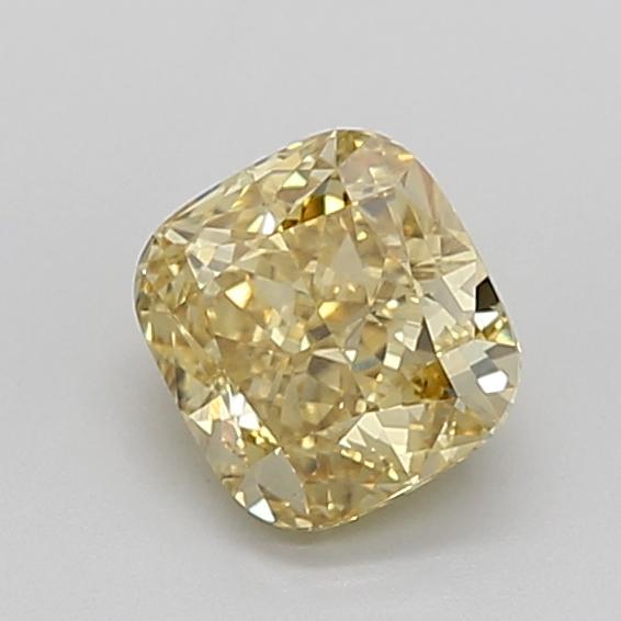 1.68 Ct. Fancy Intense Yellow Cushion Lab Grown Diamond