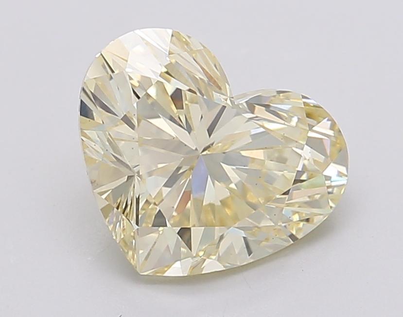 2.51 Ct. Fancy Intense Yellow Heart Lab Grown Diamond
