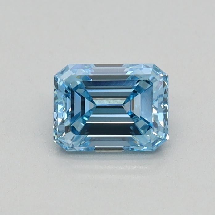 0.32 Ct. Fancy Intense Blue Emerald Lab Grown Diamond