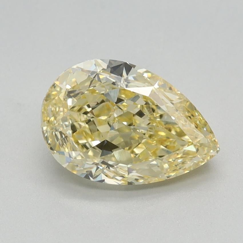 1.26 Ct. Fancy Intense Yellow Pear Lab Grown Diamond