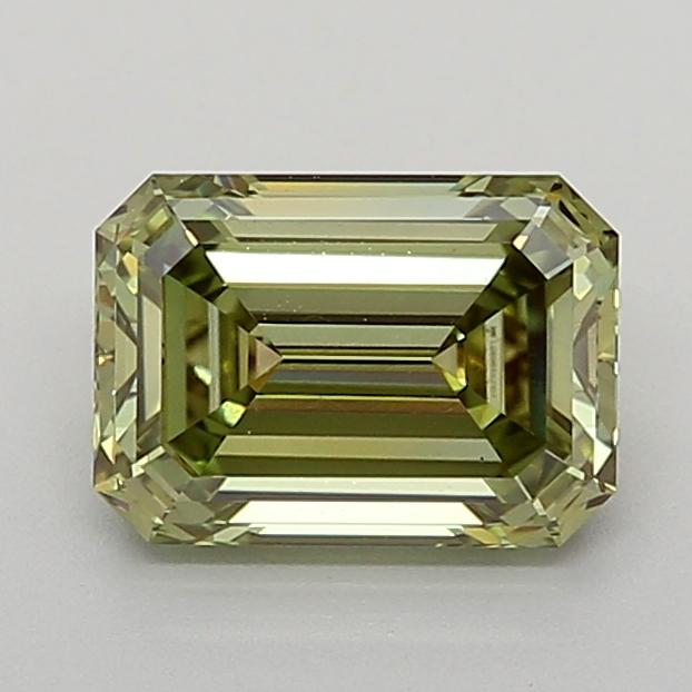 1.51 Ct. Fancy Vivid  Green Emerald Lab Grown Diamond