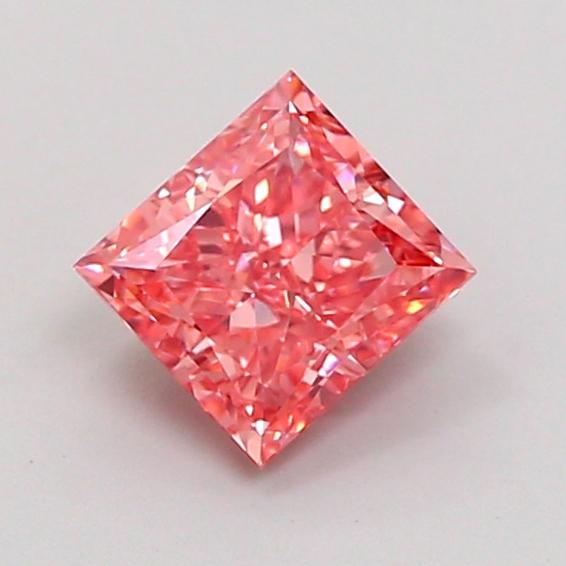 1.04 Ct. Fancy Vivid Pink Princess Lab Grown Diamond