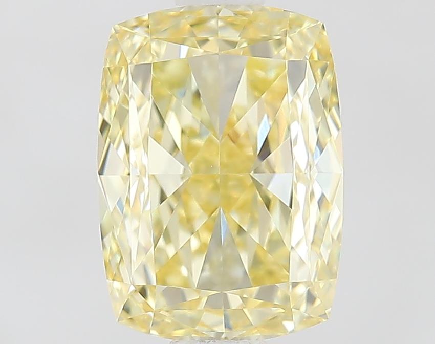 1.53 Ct. Fancy Yellow Cushion Lab Grown Diamond