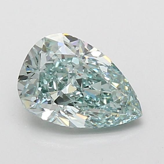0.99 Ct. Fancy Intense Green Pear Lab Grown Diamond