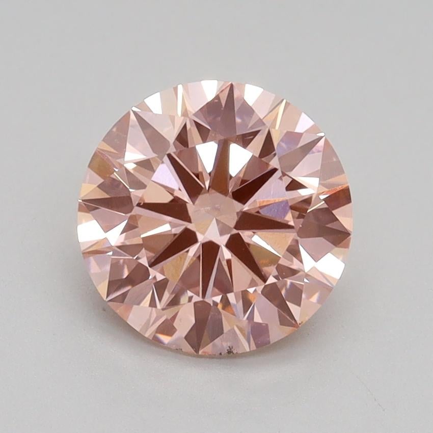 1.76 Ct. Fancy Intense Pink Round Lab Grown Diamond