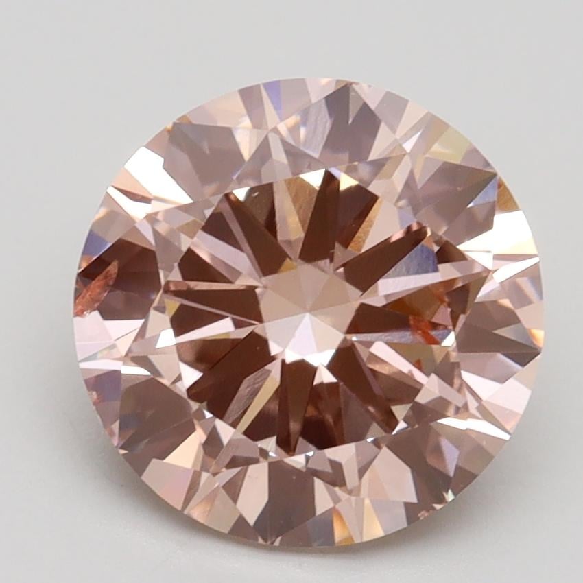 3.00 Ct. Fancy Intense Pink Round Lab Grown Diamond