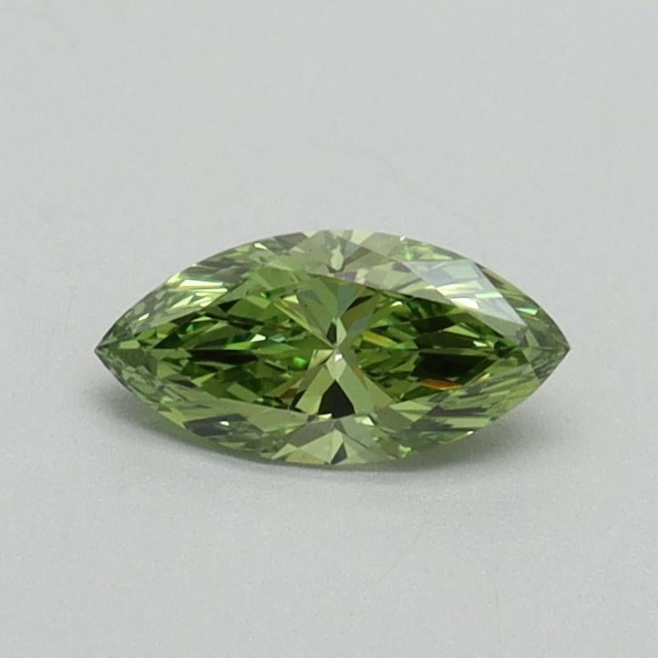 0.31 Ct. Fancy Vivid Green Marquise Lab Grown Diamond
