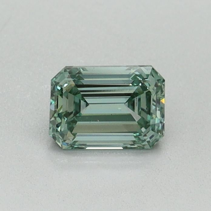 0.47 Ct. Fancy Vivid Green Emerald Lab Grown Diamond