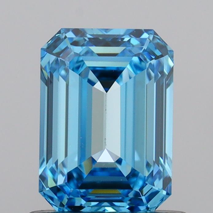 1.02 Ct. Fancy Vivid Blue Emerald Lab Grown Diamond