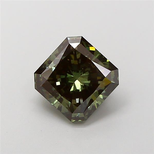 2.03 Ct. Fancy Deep Green Radiant Lab Grown Diamond