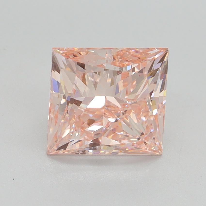 2.5 Ct. Fancy Intense Pink Princess Lab Grown Diamond
