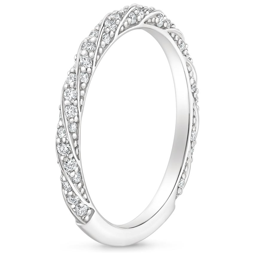 18K White Gold Nova Diamond Ring (1/3 ct. tw.), large side view