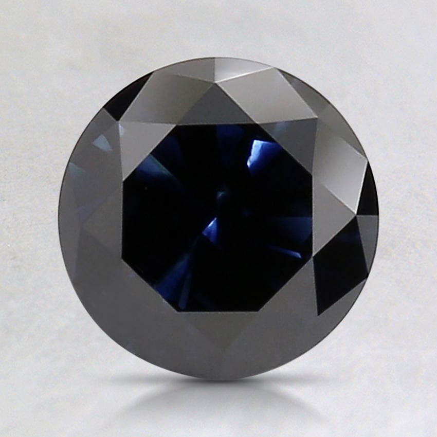 1.57 Ct. Fancy Dark Blue Round Lab Grown Diamond