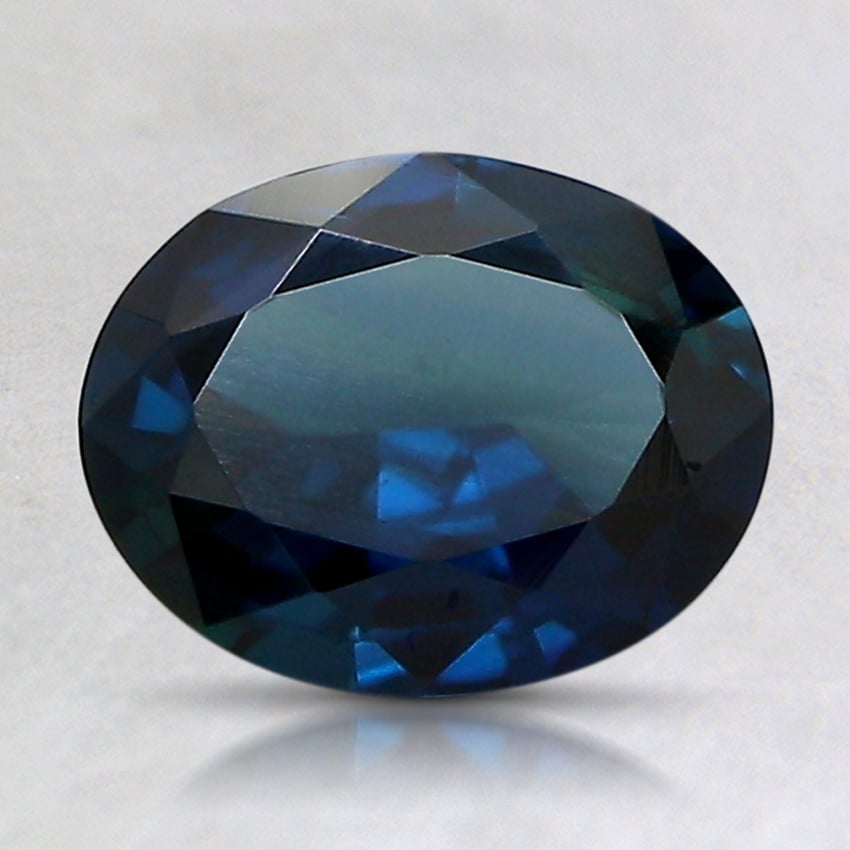 8.3x6.6mm Unheated Blue Oval Kenyan Sapphire
