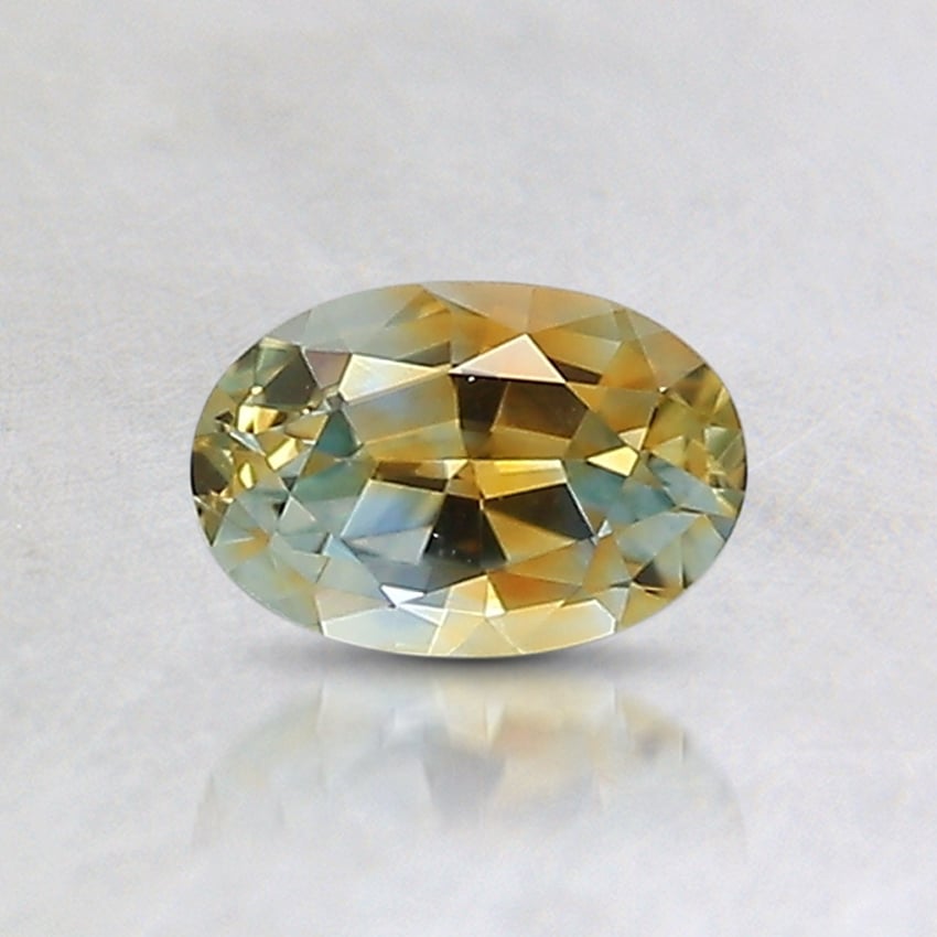 6x4.1mm Parti-Color Oval Montana Sapphire