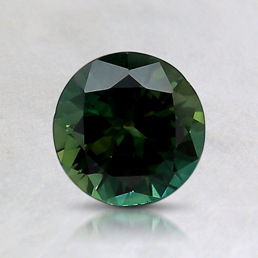 6x5.9mm Unheated Teal Round Australian Sapphire