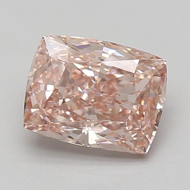 2.05 Ct. Fancy Intense Pink Cushion Lab Grown Diamond