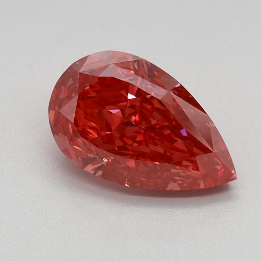 1.29 Ct. Fancy Deep Pink Pear Lab Grown Diamond