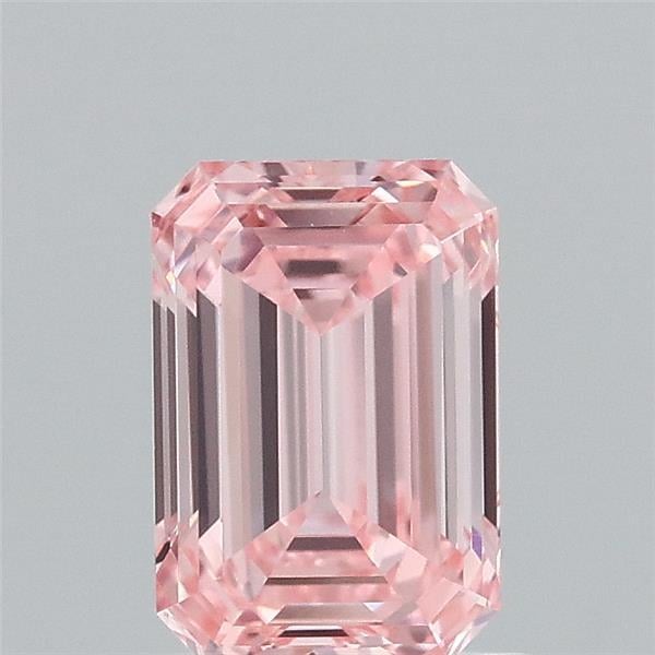 1.09 Ct. Fancy Intense Pink Emerald Lab Grown Diamond