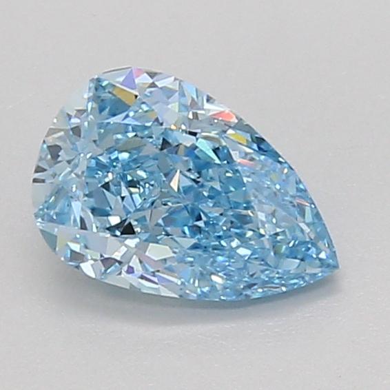 1.06 Ct. Fancy Vivid Blue Pear Lab Grown Diamond