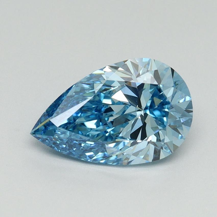1.50 Ct. Fancy Vivid Blue Pear Lab Grown Diamond