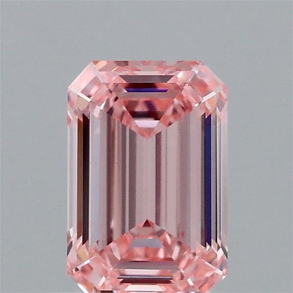 0.95 Ct. Fancy Vivid  Pink Emerald Lab Grown Diamond