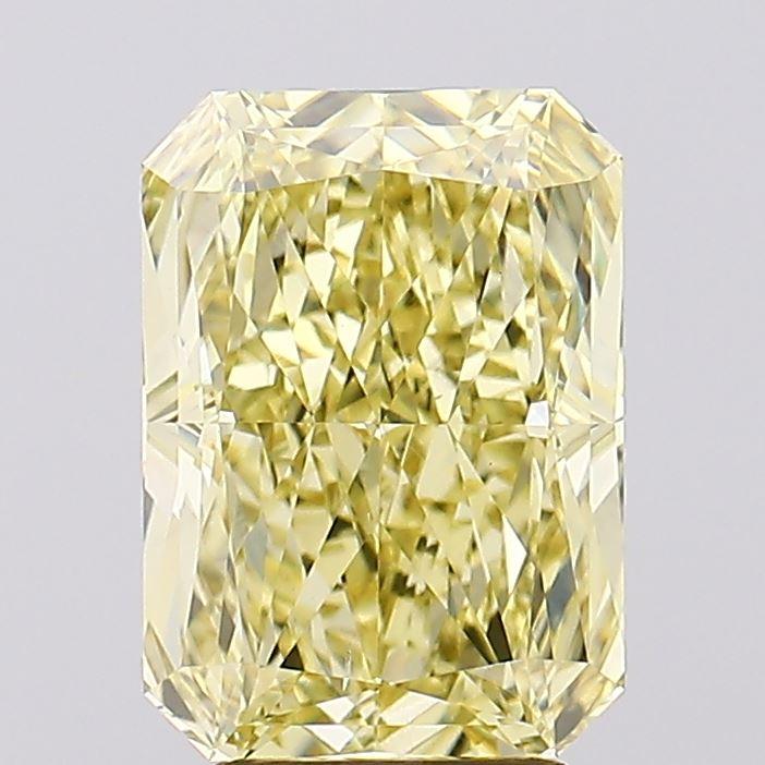 3.77 Ct. Fancy Intense  Yellow Radiant Lab Grown Diamond