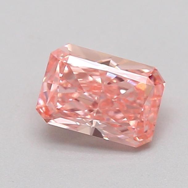 0.29 Ct. Fancy Vivid  Pink Radiant Lab Grown Diamond
