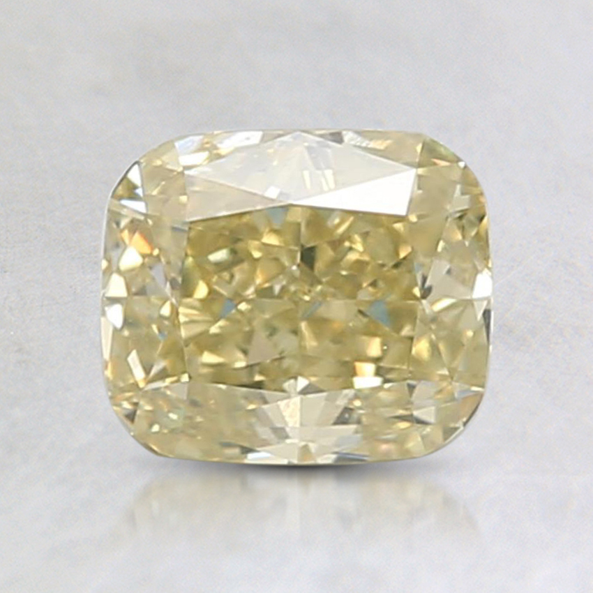 1.38 Ct. Fancy Yellow Cushion Diamond