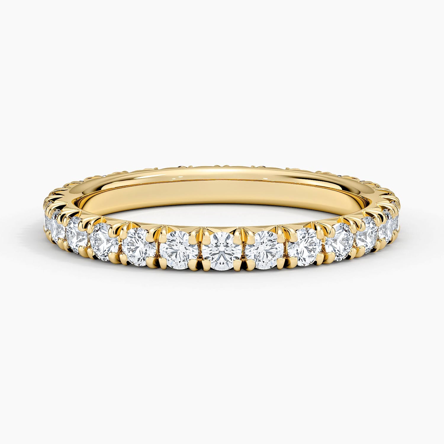 Rose gold diamond engagement ring with surprise diamond details