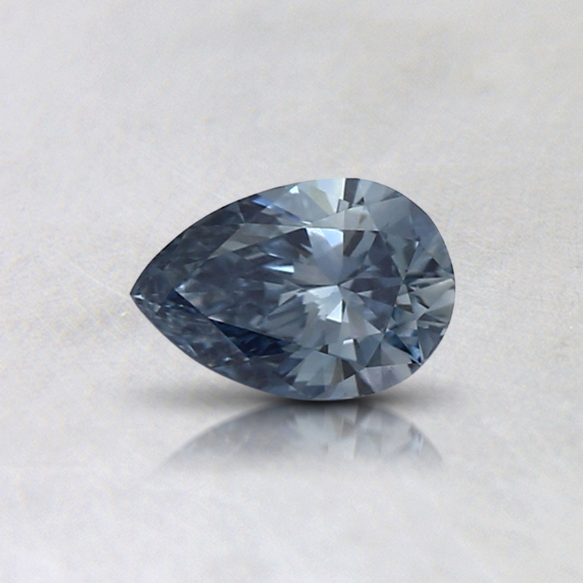 0.30 Ct. Fancy Intense Blue Pear Lab Grown Diamond