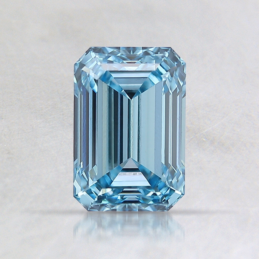 1.04 Ct. Fancy Blue Emerald Lab Grown Diamond