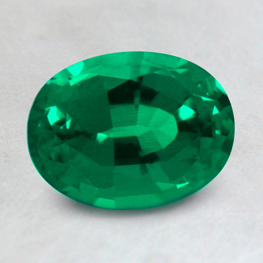 8x6mm Lab Grown Oval Emerald