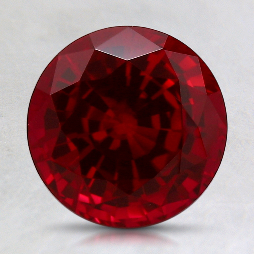 8.5mm Round Lab Grown Ruby