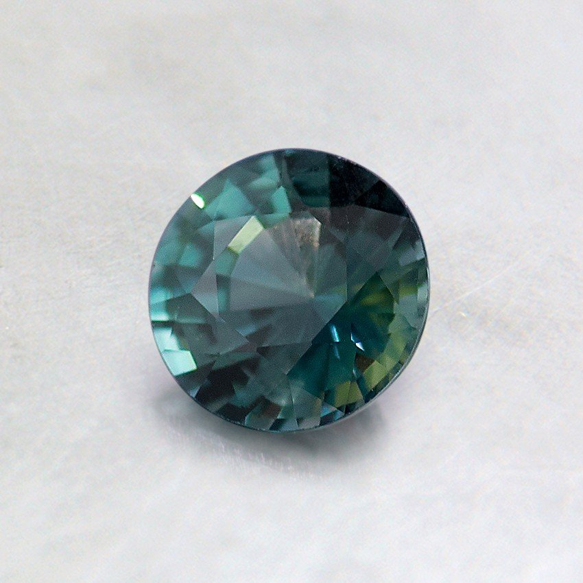 5mm Unheated Green Round Sapphire