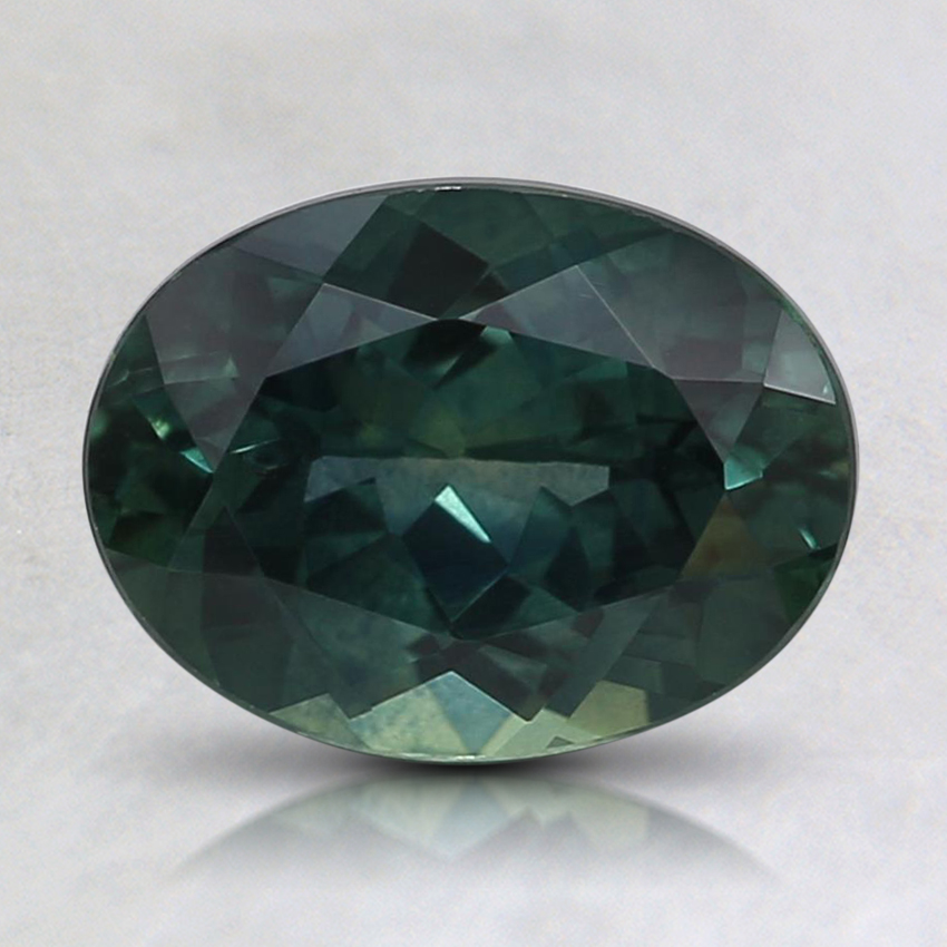 8.2x6.2mm Teal Oval Montana Sapphire