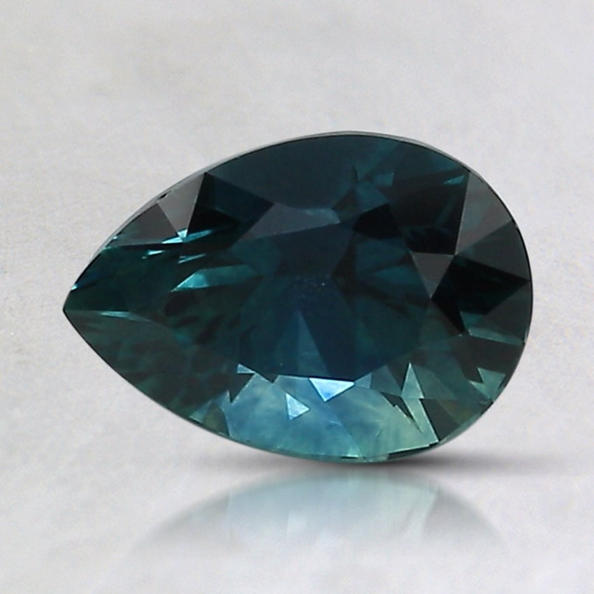 8x5.7mm Teal Pear Montana Sapphire