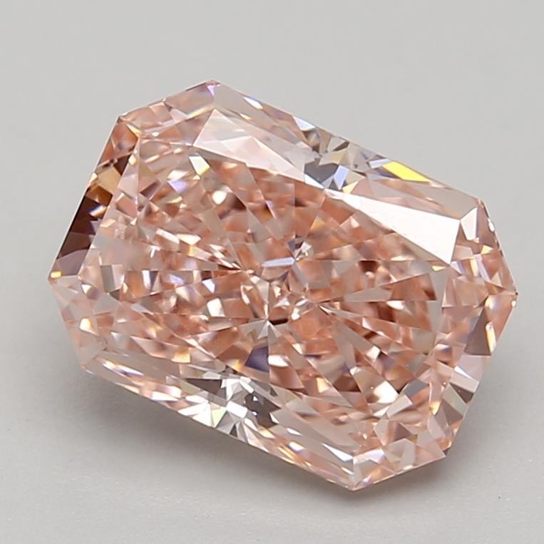 2.03 Ct. Fancy Vivid Pink Radiant Lab Grown Diamond