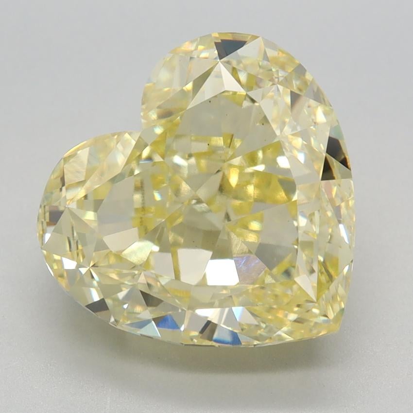 5.44 Ct. Fancy Intense Yellow Heart Lab Grown Diamond